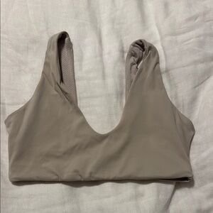 Crop Shop Boutique Tan Seamless Sports Bra